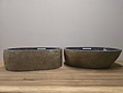 2 waskommen uit 1 steen - 50x37x15cm - FL23360