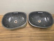 2 waskommen uit 1 steen - 50x37x15cm - FL23360