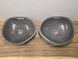 2 waskommen uit 1 steen - 49x43x15cm - FL23363
