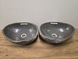 2 waskommen uit 1 steen - 40x33x15cm - FL23367