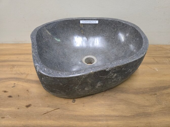 Waskom Natuursteen - 45x37x15cm - FL23378