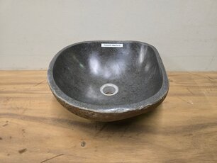 Waskom Natuursteen - 38x37x15cm - FL23379