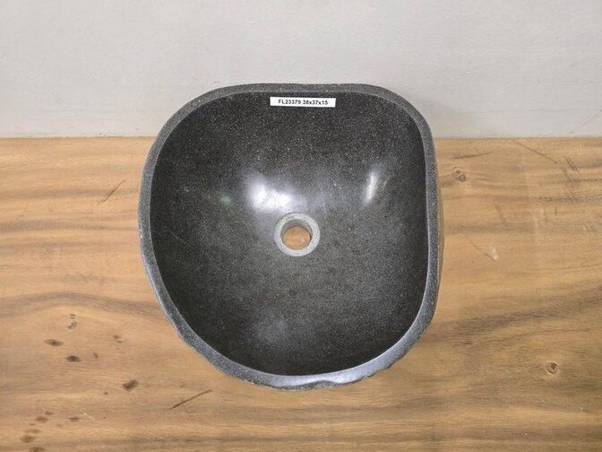Waskom Natuursteen - 38x37x15cm - FL23379