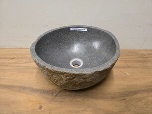 Waskom Natuursteen - 34x32x15cm - FL23381