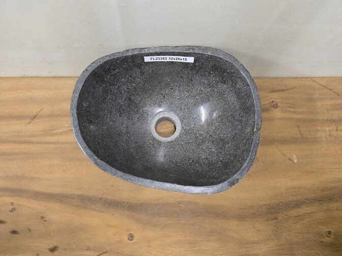 Waskom Natuursteen - 32x26x15cm - FL23382