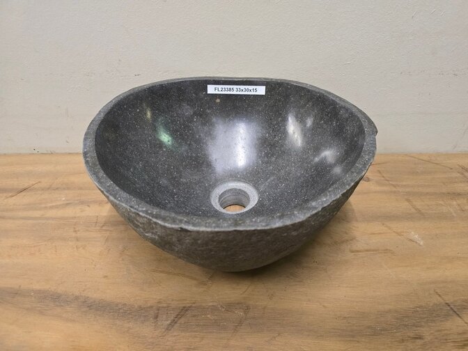 Waskom Natuursteen - 33x30x15cm - FL23385