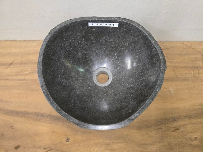 Waskom Natuursteen - 33x30x15cm - FL23385