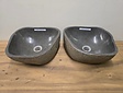 2 waskommen uit 1 steen - 35x33x15cm - FL23387