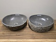 2 waskommen uit 1 steen - 50x45x15cm - FL23388