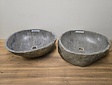 2 waskommen uit 1 steen - 48x39x15cm - FL23392