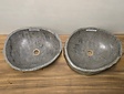 2 waskommen uit 1 steen - 48x39x15cm - FL23392