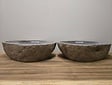 2 waskommen uit 1 steen - 56x35x15cm - FL23397