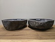 2 waskommen uit 1 steen - 44x40x15cm - FL23398