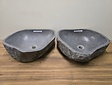 2 waskommen uit 1 steen - 44x40x15cm - FL23398