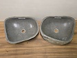 2 waskommen uit 1 steen - 48x39x15cm - FL23399