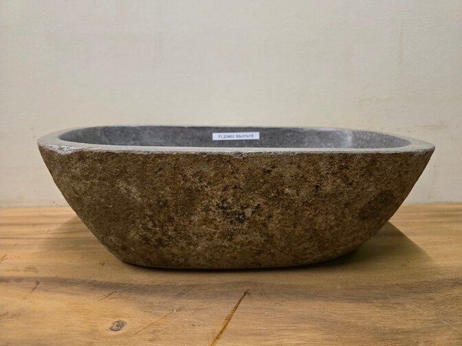 Waskom Natuursteen - 50x31x15cm - FL23402