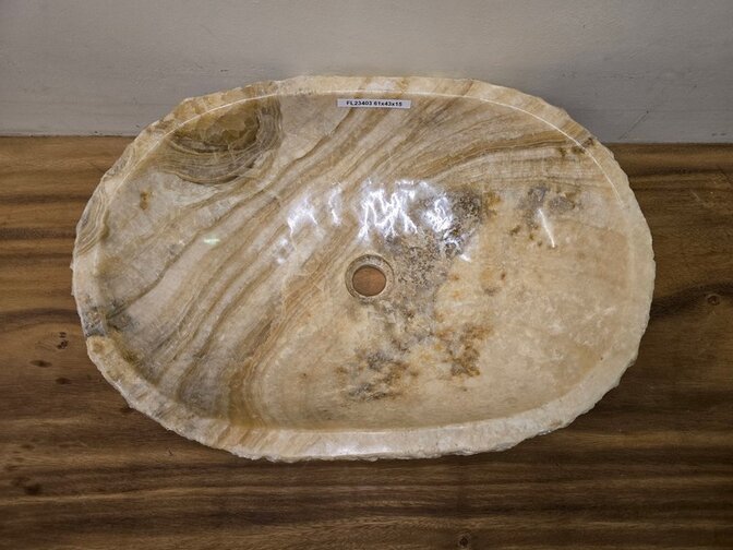 Onyx waskom - Ovaal - 61x43x15cm - FL23403