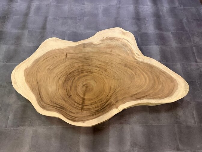 Ronde boomstamtafel 90/95x185cm CA47-1124