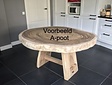 Ronde boomstamtafel 90/90cm AG04-325