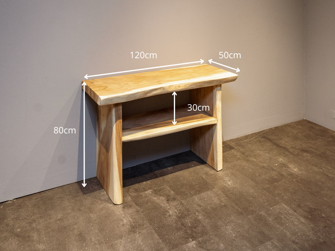 Boomstam badkamermeubel 50x120cm