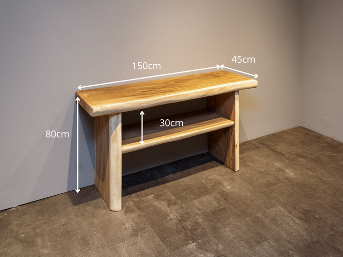 Suar Sidetable - Wandtafel 50x150cm