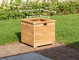 Teak bloembak 40x40x40cm