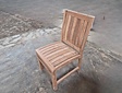 Tuinstoel Teak Torino verticaal zonder armleuning