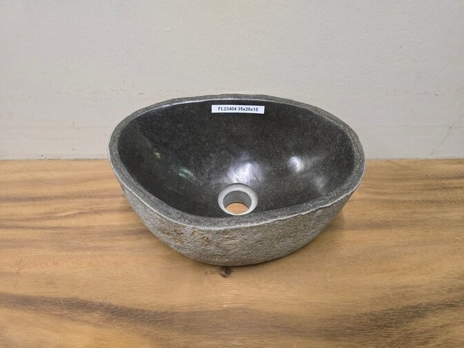 Waskom Natuursteen - 35x26x15cm - FL23404