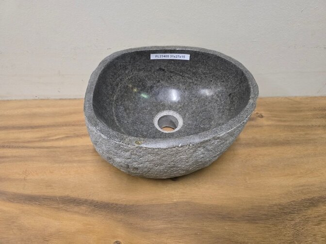 Waskom Natuursteen - 31x27x15cm - FL23405