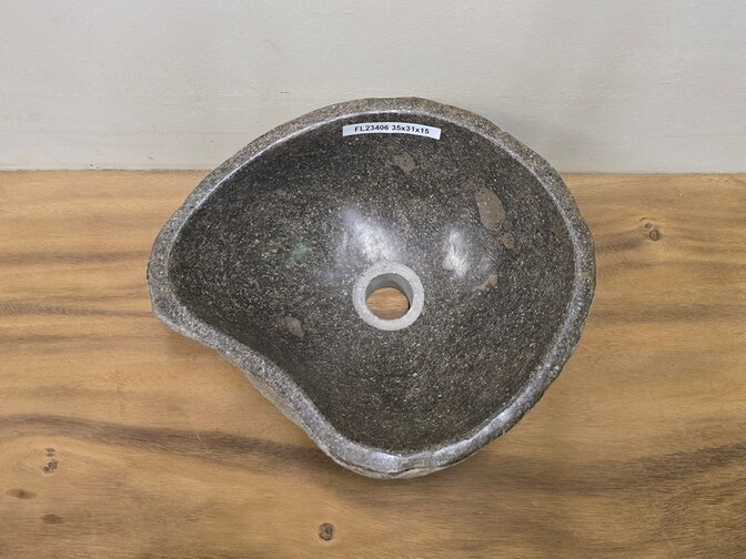 Waskom Natuursteen - 35x31x15cm - FL23406