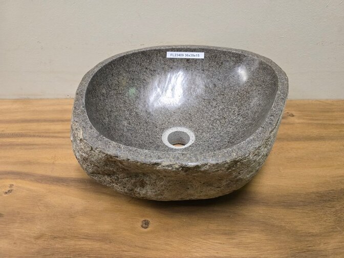 Waskom Natuursteen - 39x36x15cm - FL23409
