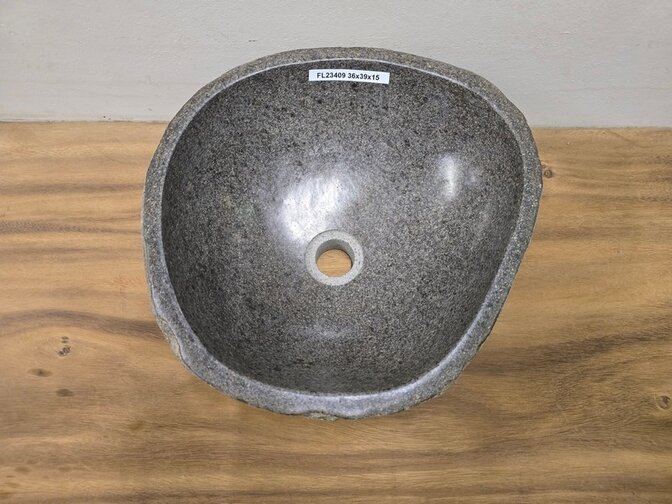 Waskom Natuursteen - 39x36x15cm - FL23409