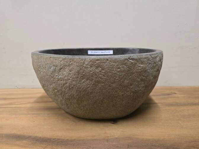 Waskom Natuursteen - 34x27x15cm - FL23412