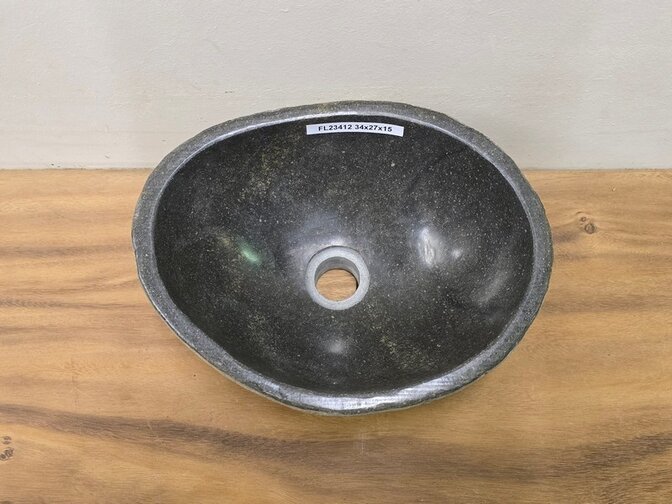 Waskom Natuursteen - 34x27x15cm - FL23412