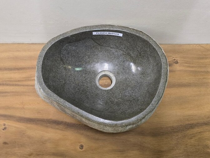 Waskom Natuursteen - 38x31x15cm - FL23414