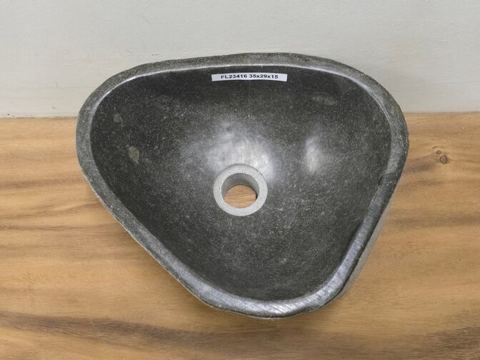 Waskom Natuursteen - 35x29x15cm - FL23416