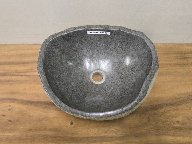 Waskom Natuursteen - 42x35x15cm - FL23418
