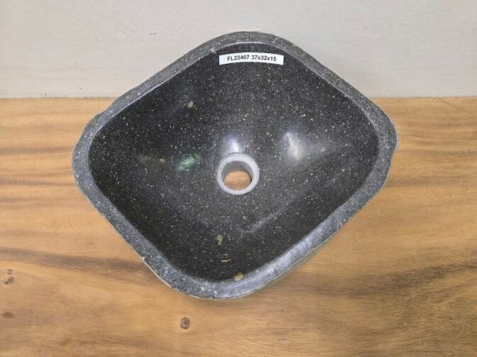 Waskom Natuursteen - 37x32x15cm - FL23407