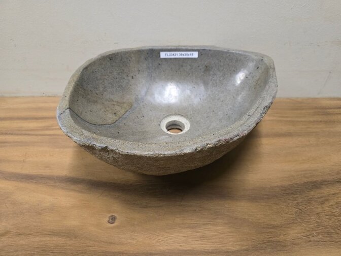 Waskom Natuursteen - 39x35x15cm - FL23421