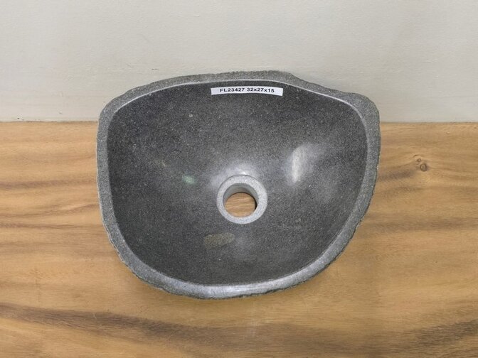 Waskom Natuursteen - 32x27x15cm - FL23427