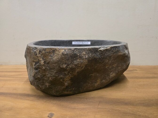Waskom Natuursteen - 38x31x15cm - FL23429