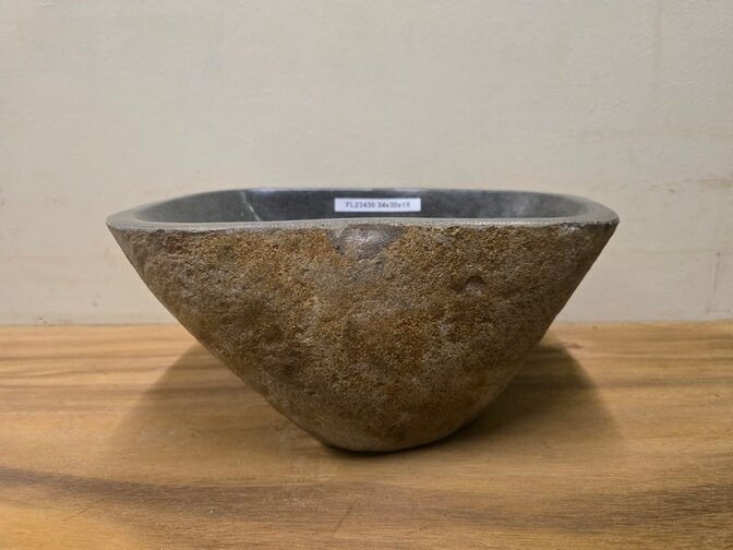 Waskom Natuursteen - 34x30x15cm - FL23430