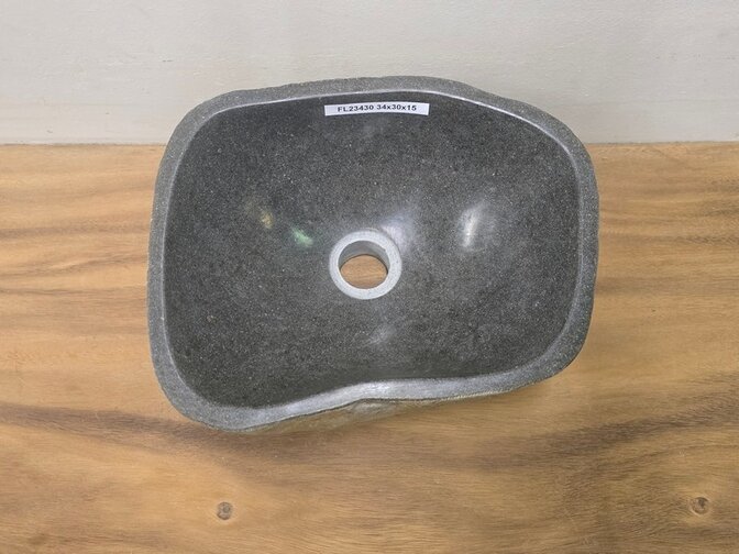 Waskom Natuursteen - 34x30x15cm - FL23430