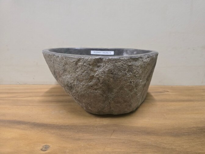 Waskom Natuursteen - 34x29x15cm - FL23431
