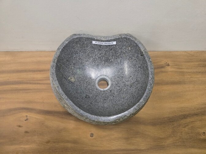 Waskom Natuursteen - 35x32x15cm - FL23432