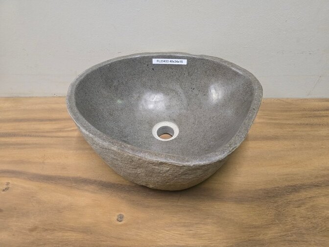 Waskom Natuursteen - 40x33x15cm - FL23433