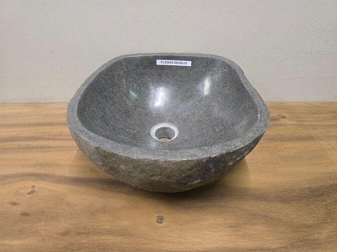 Waskom Natuursteen - 35x35x15cm - FL23434