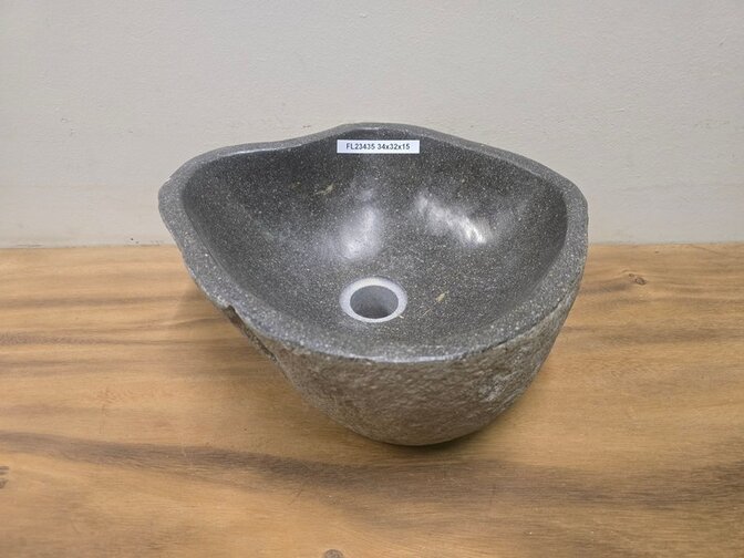 Waskom Natuursteen - 34x32x15cm - FL23435