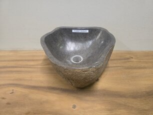 Waskom Natuursteen - 33x32x15cm - FL23437