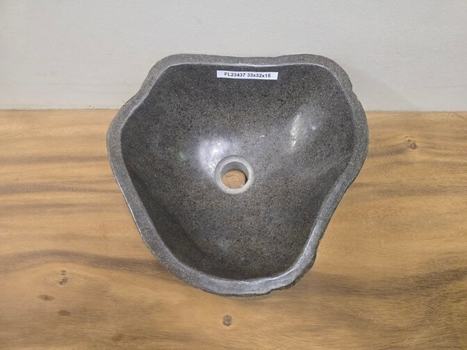 Waskom Natuursteen - 33x32x15cm - FL23437